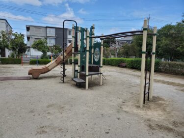 遊具が新しくなった「ひばり公園」三郷市